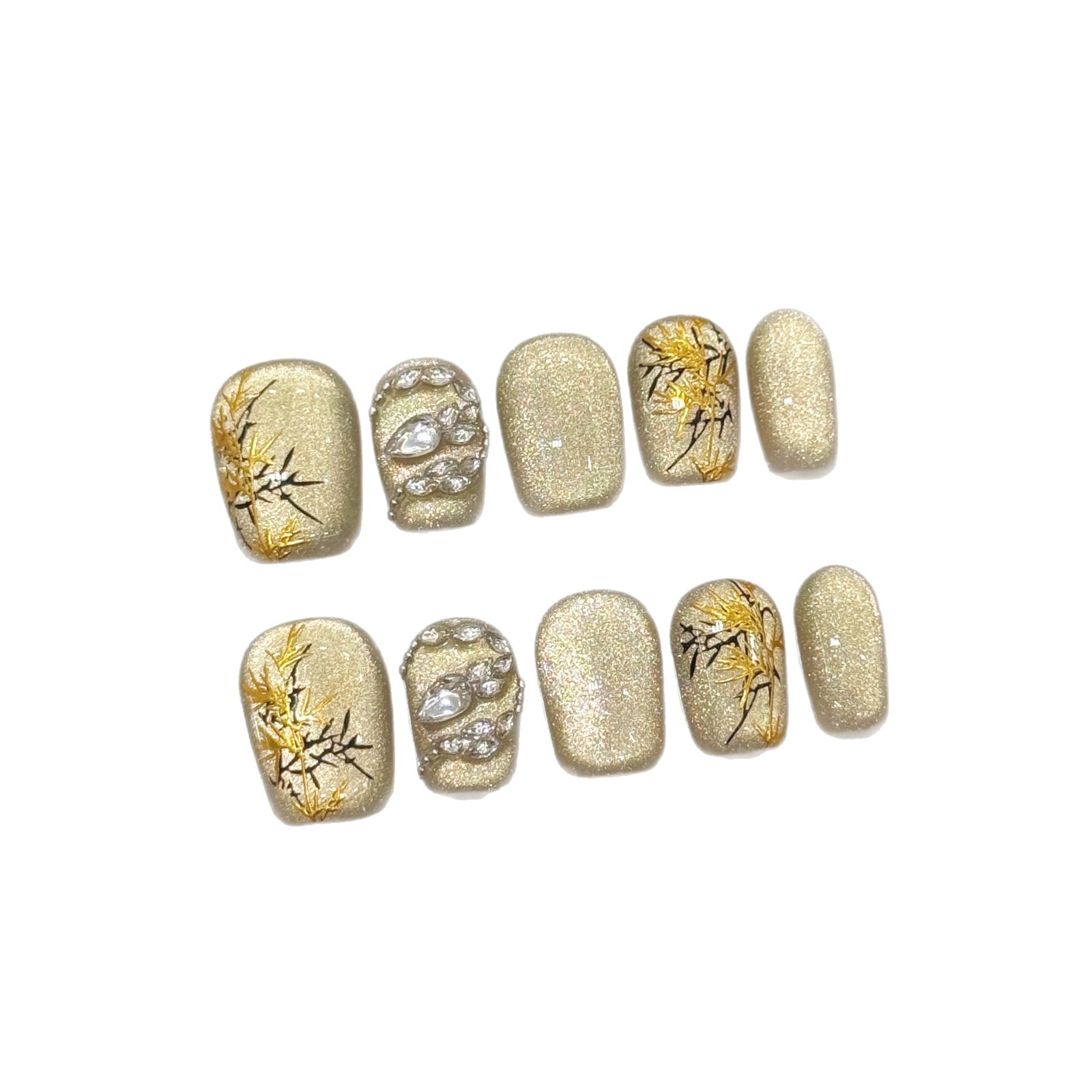 10 szt. Nowe, ręcznie robione  – Nail Art Gliter recenzja i cena
