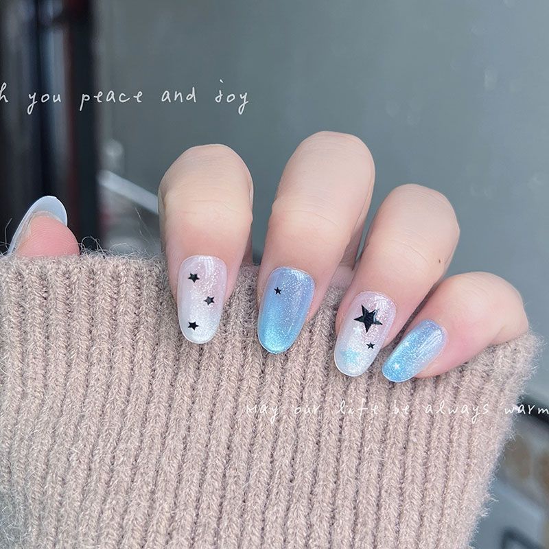 10 szt. Krótkie Okrągłe Paznok – Nail Art Gliter recenzja i cena