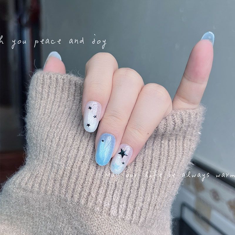 10 szt. Krótkie Okrągłe Paznok – Nail Art Gliter recenzja i cena
