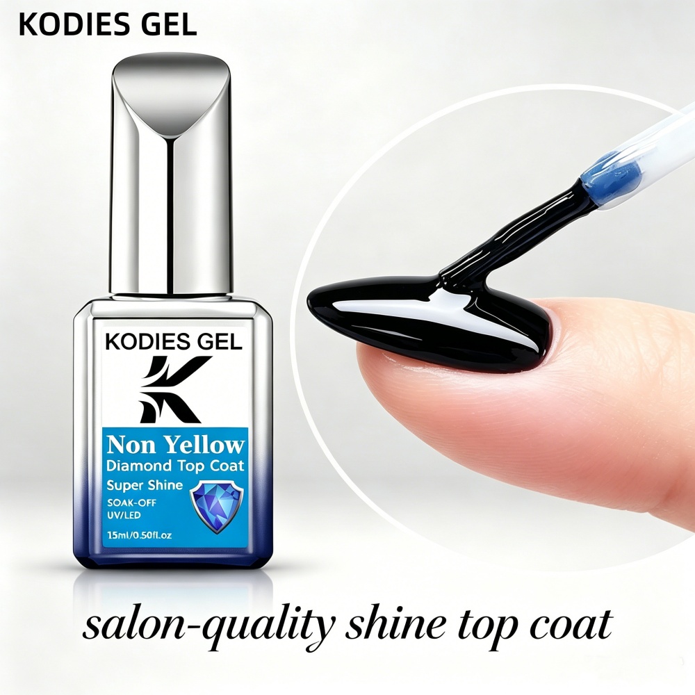 KODIES GEL Nieżółkający Top Co – Nail Art Yellow recenzja i cena
