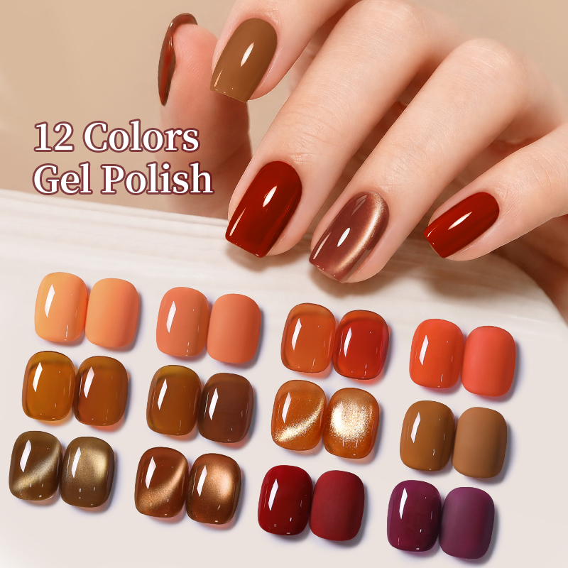 BORN PRETTY 12 kolorów jesienn – Nail Art Yellow recenzja i cena