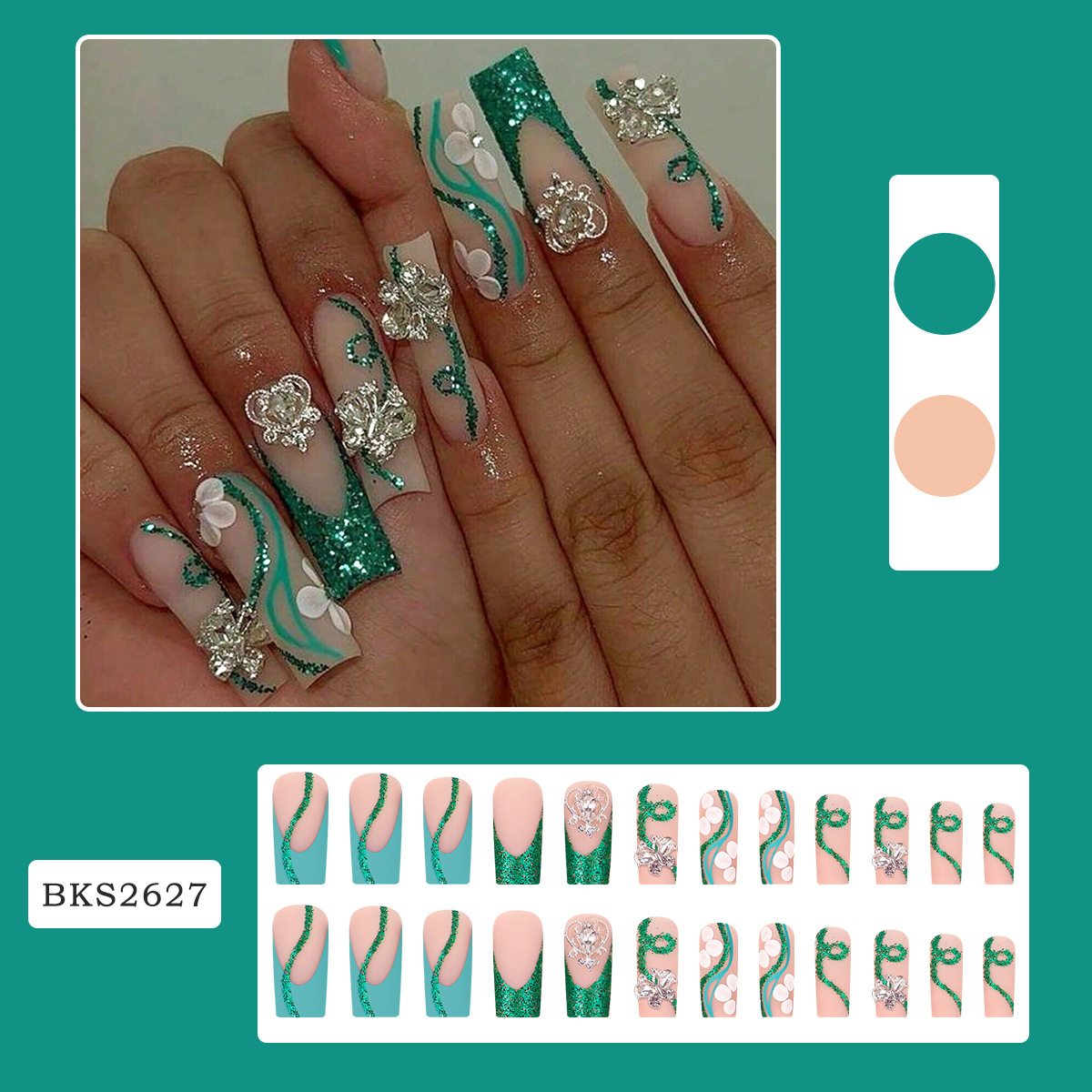 Balerina sztuczne paznokcie bł – Nail Art Gliter recenzja i cena