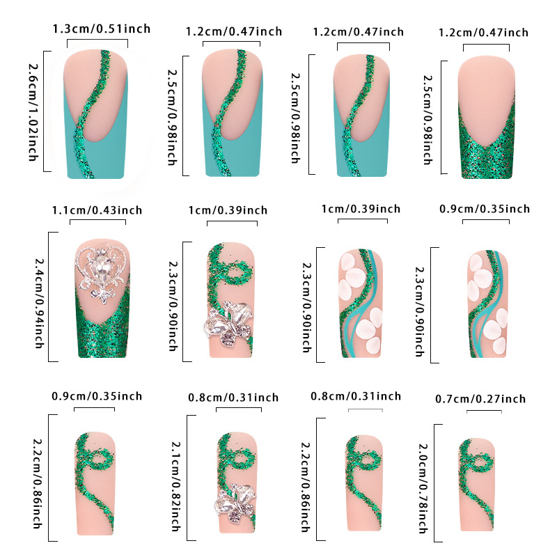 Balerina sztuczne paznokcie bł – Nail Art Gliter recenzja i cena