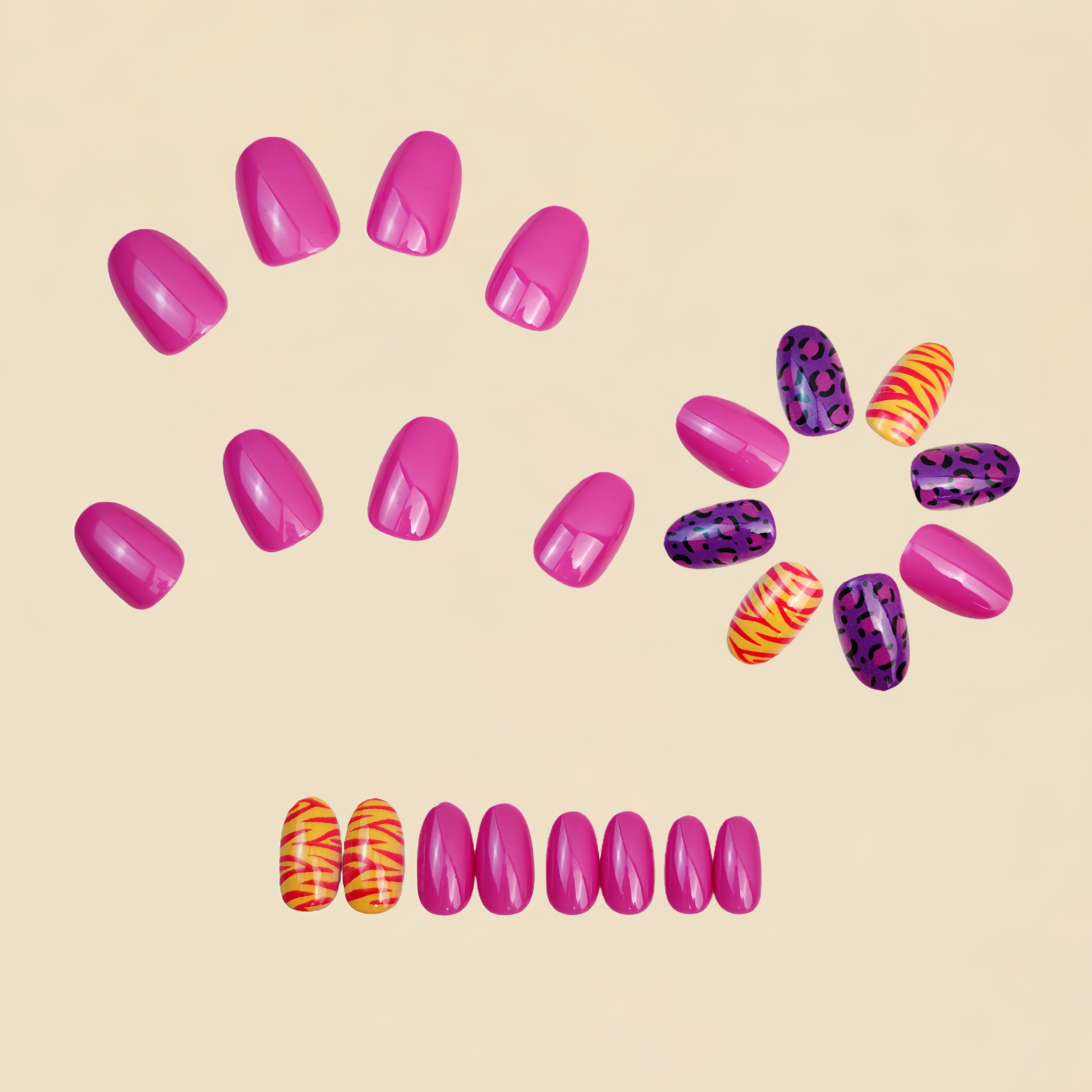 Krótkie długie sztuczne paznok – Nail Art Gliter recenzja i cena