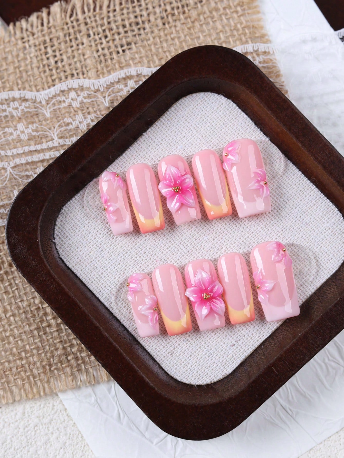10 sztuk średniej długości pro – Nail Art Gold recenzja i cena
