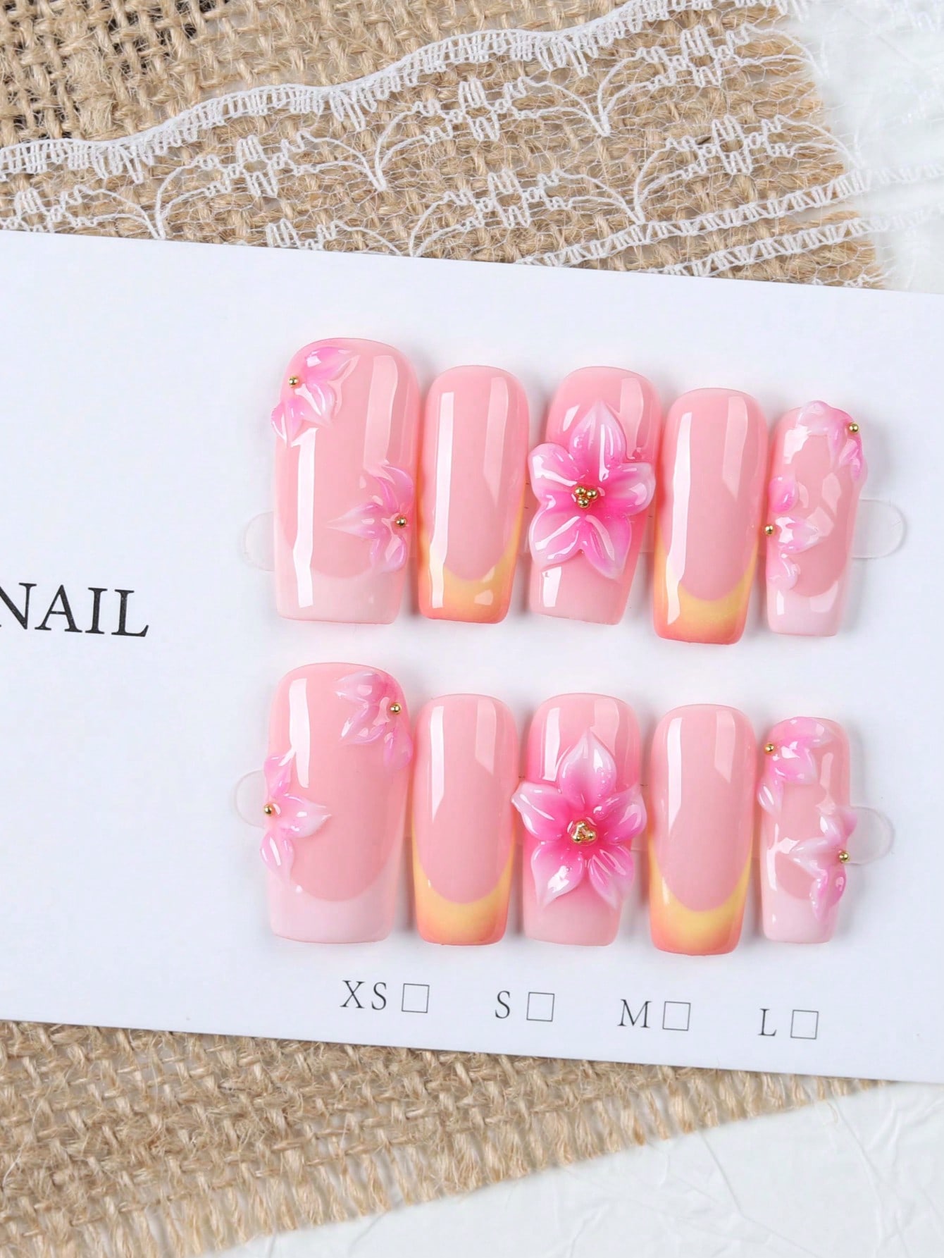 10 sztuk średniej długości pro – Nail Art Gold recenzja i cena