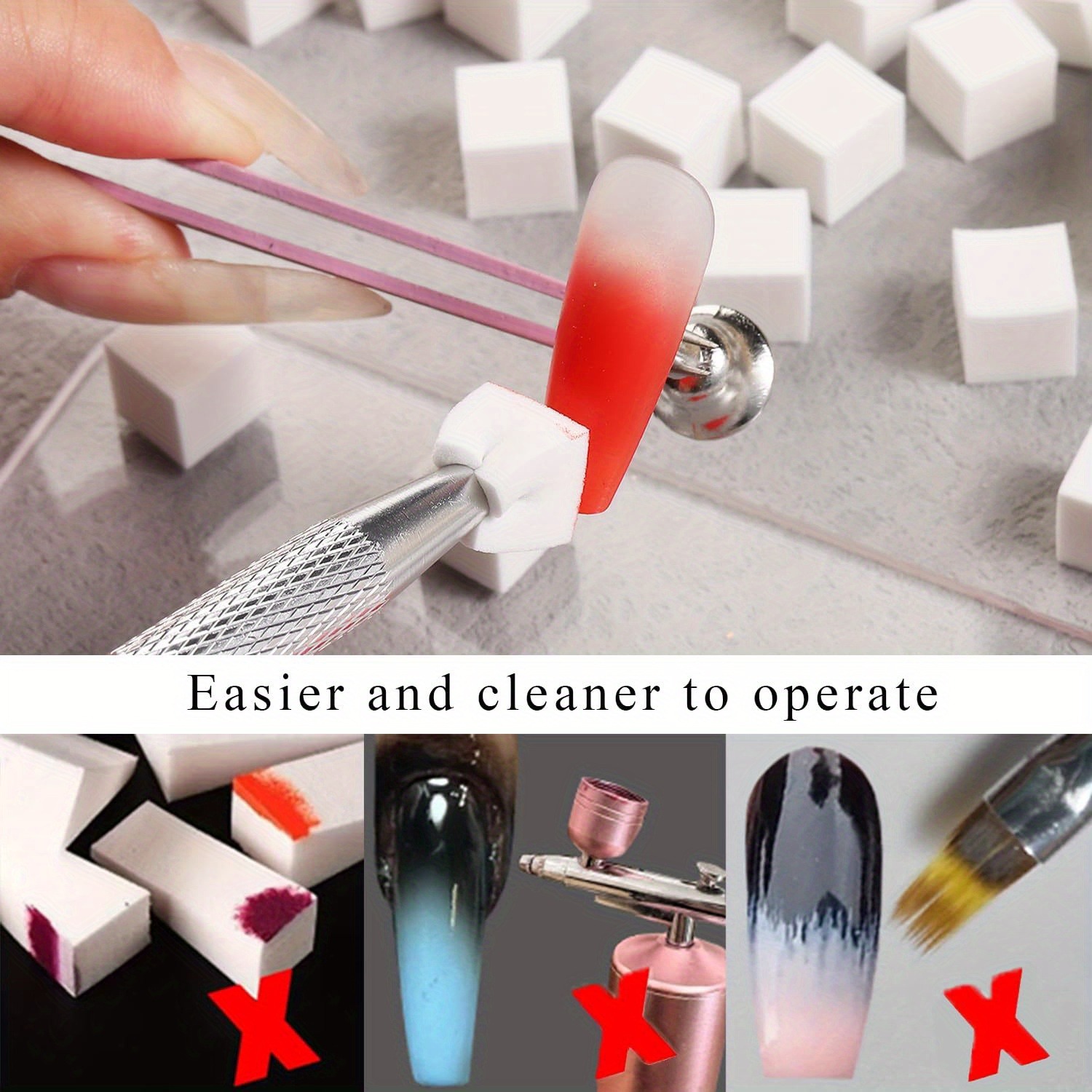 Zestaw gąbek do zdobienia pazn – Nail Art Sch recenzja i cena