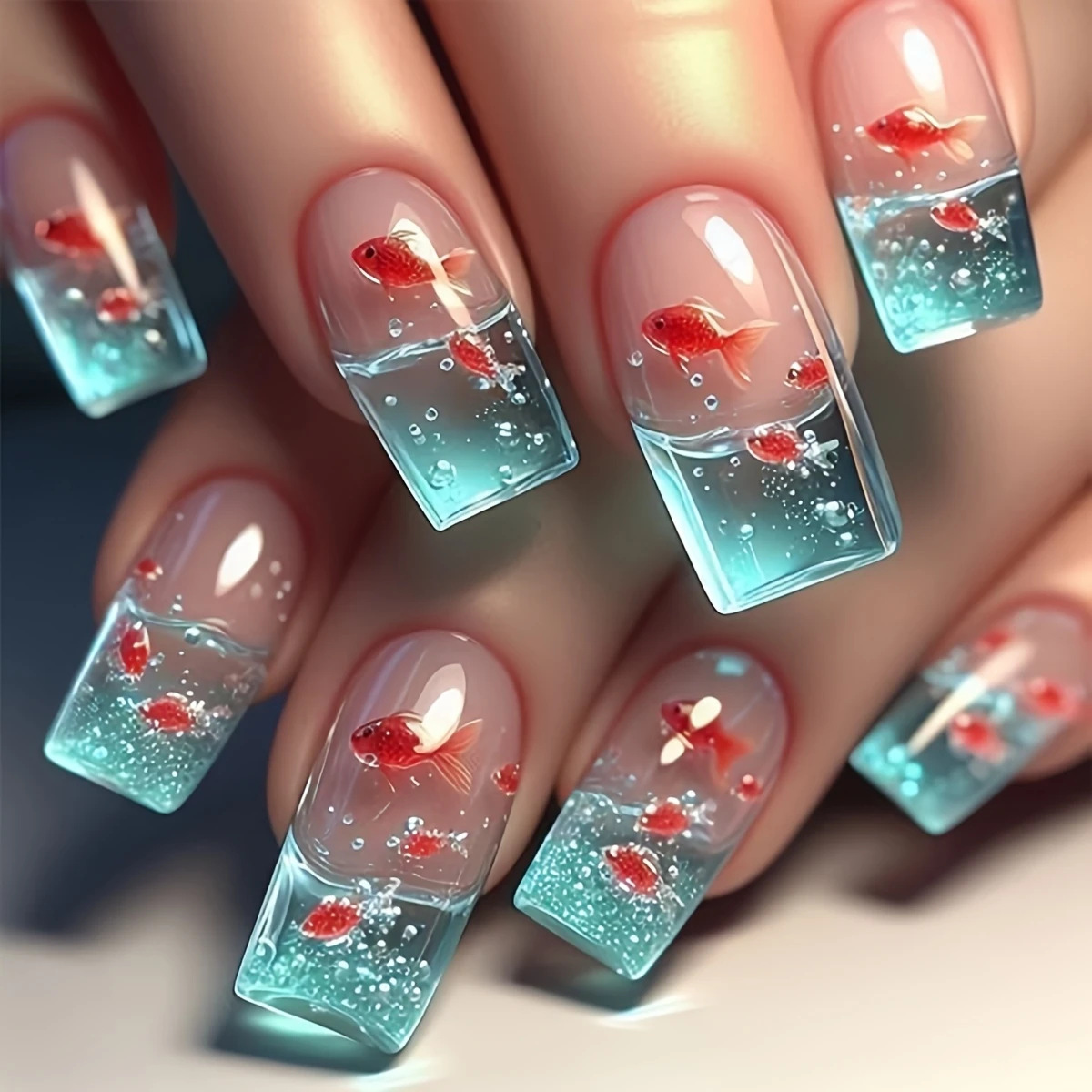 Średniej długości kwadratowe s – Nail Art Yellow recenzja i cena