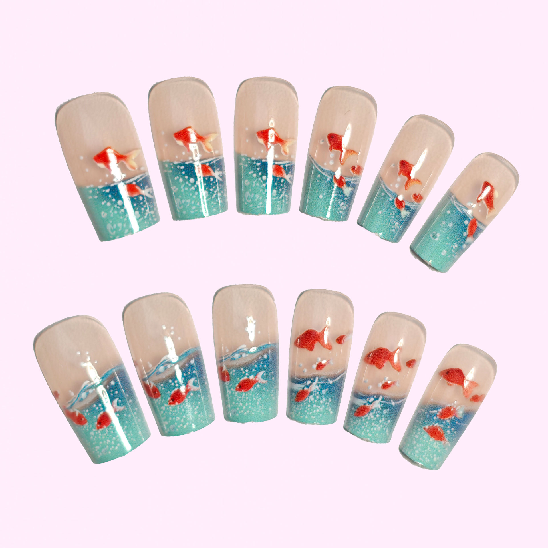 Średniej długości kwadratowe s – Nail Art Yellow recenzja i cena