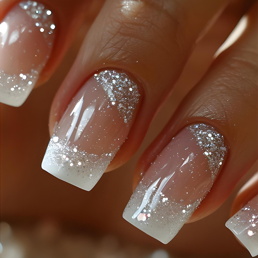24 szt./zestaw Średnie kwadrat – Nail Art Gliter recenzja i cena