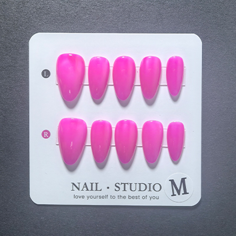 10 szt. Migdałowe sztuczne paz – Nail Art Yellow recenzja i cena