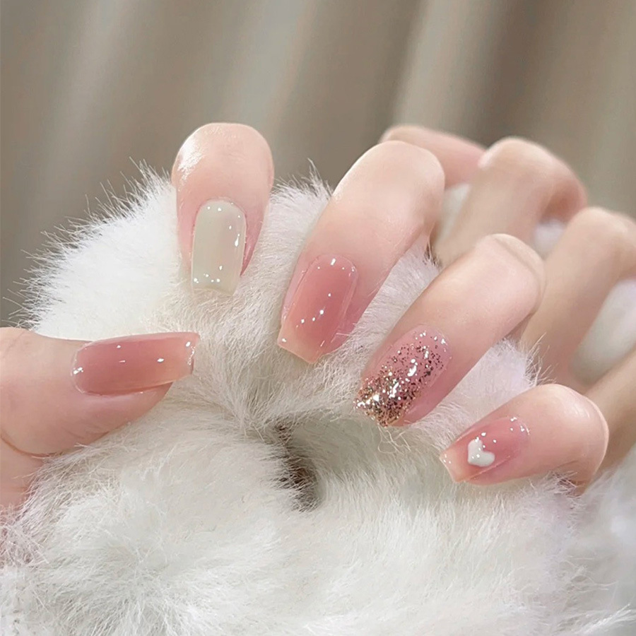 24szt/zestaw Krótkie Średnie s – Nail Art Gliter recenzja i cena