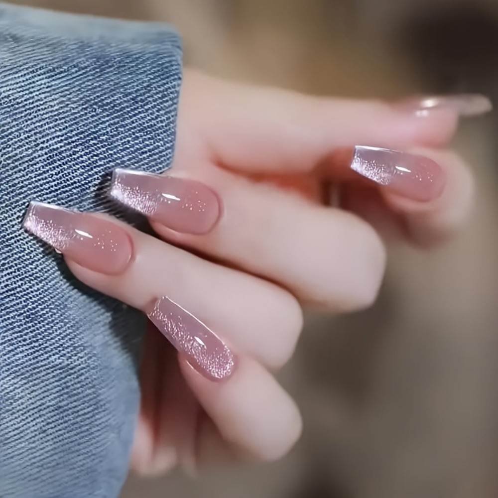 24 szt. Błyszczące Różowe Brok – Nail Art Gliter recenzja i cena