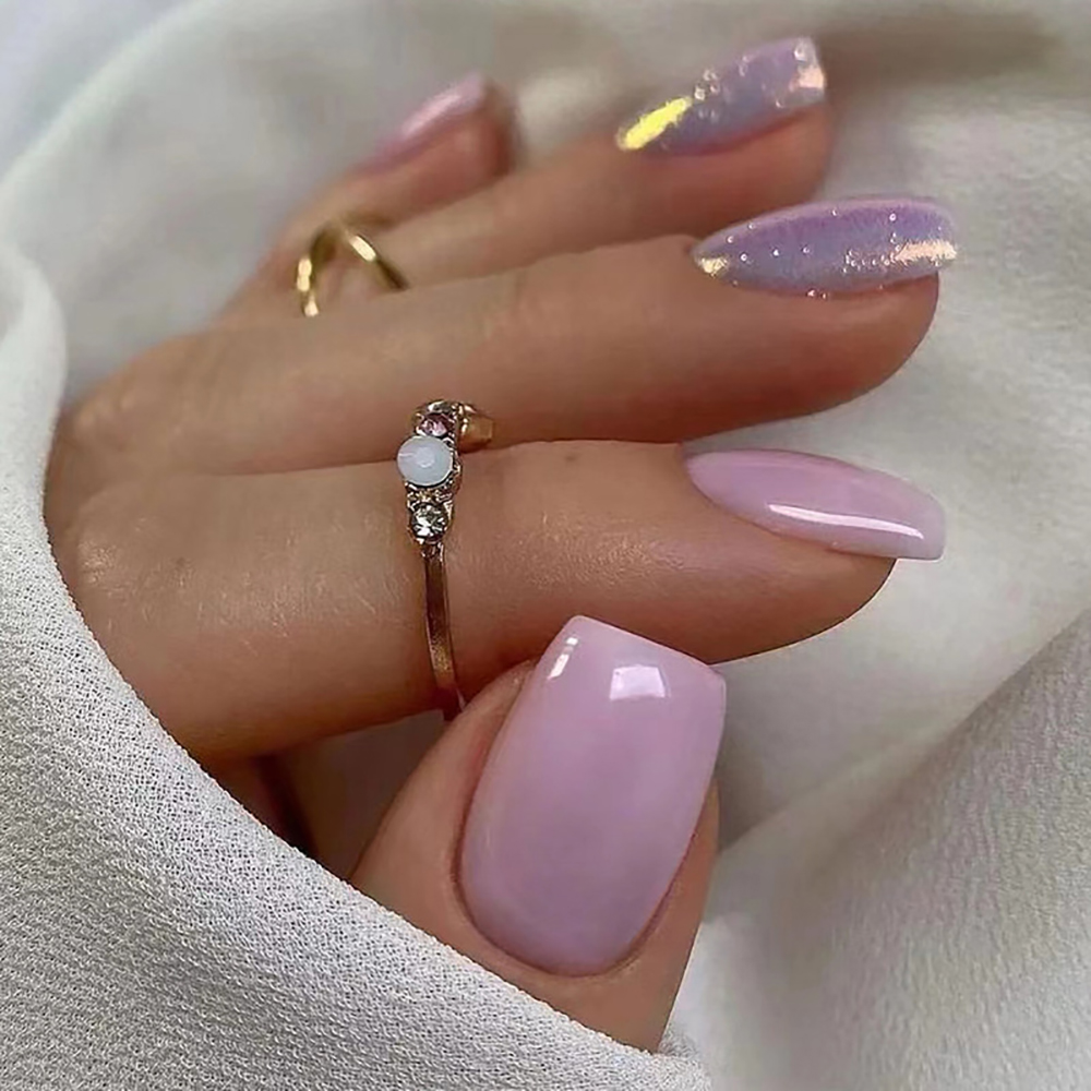 Krótkie sztuczne paznokcie dla – Nail Art Gliter recenzja i cena