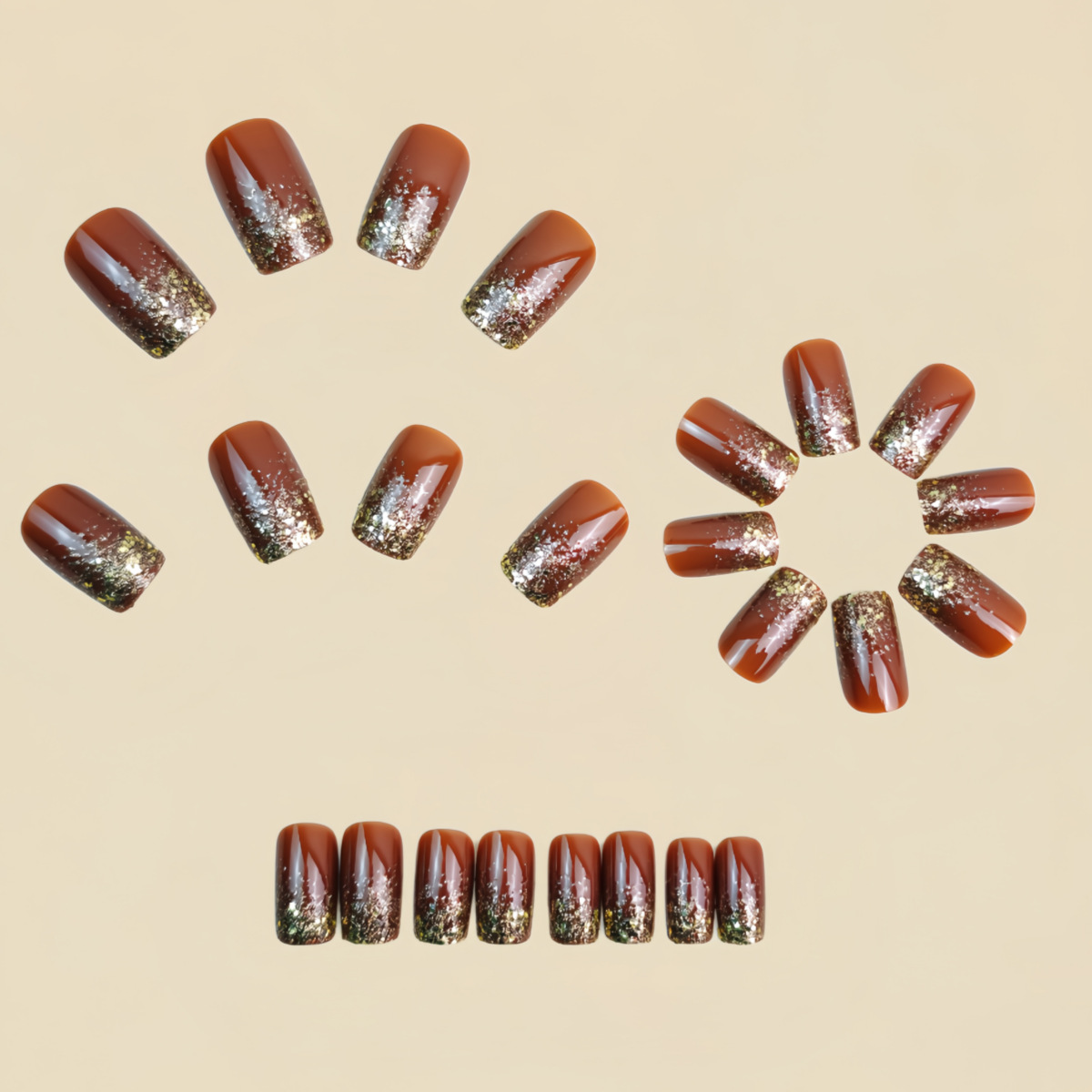 Krótkie średniej długości sztu – Nail Art Gliter recenzja i cena